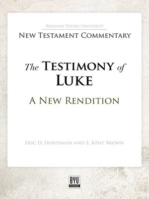 cover image of The Testimony of Luke